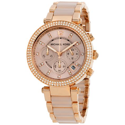 michael kors parker watch rose gold|michael kors parker.